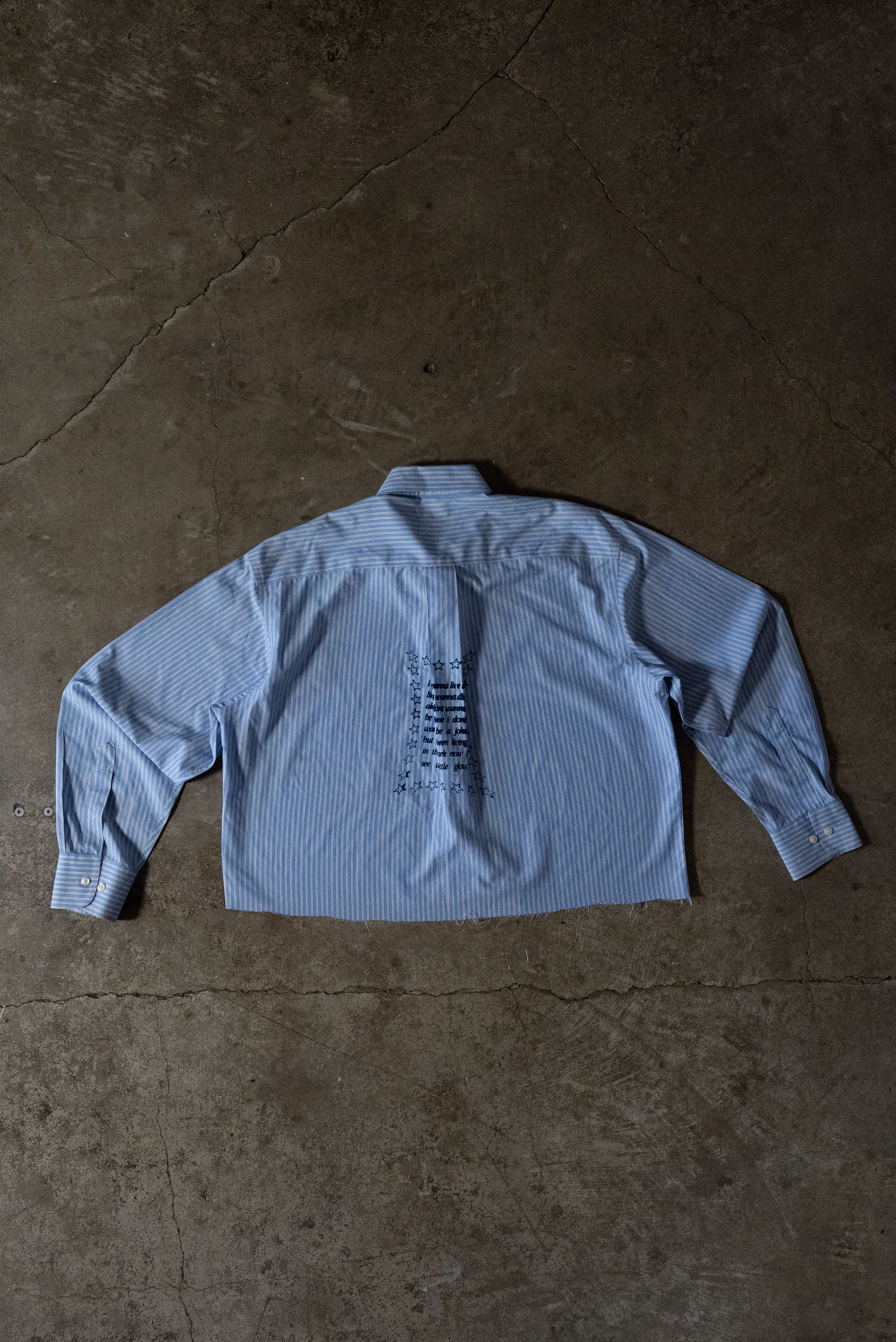 Blue Striped "Julien" Dress Shirt
