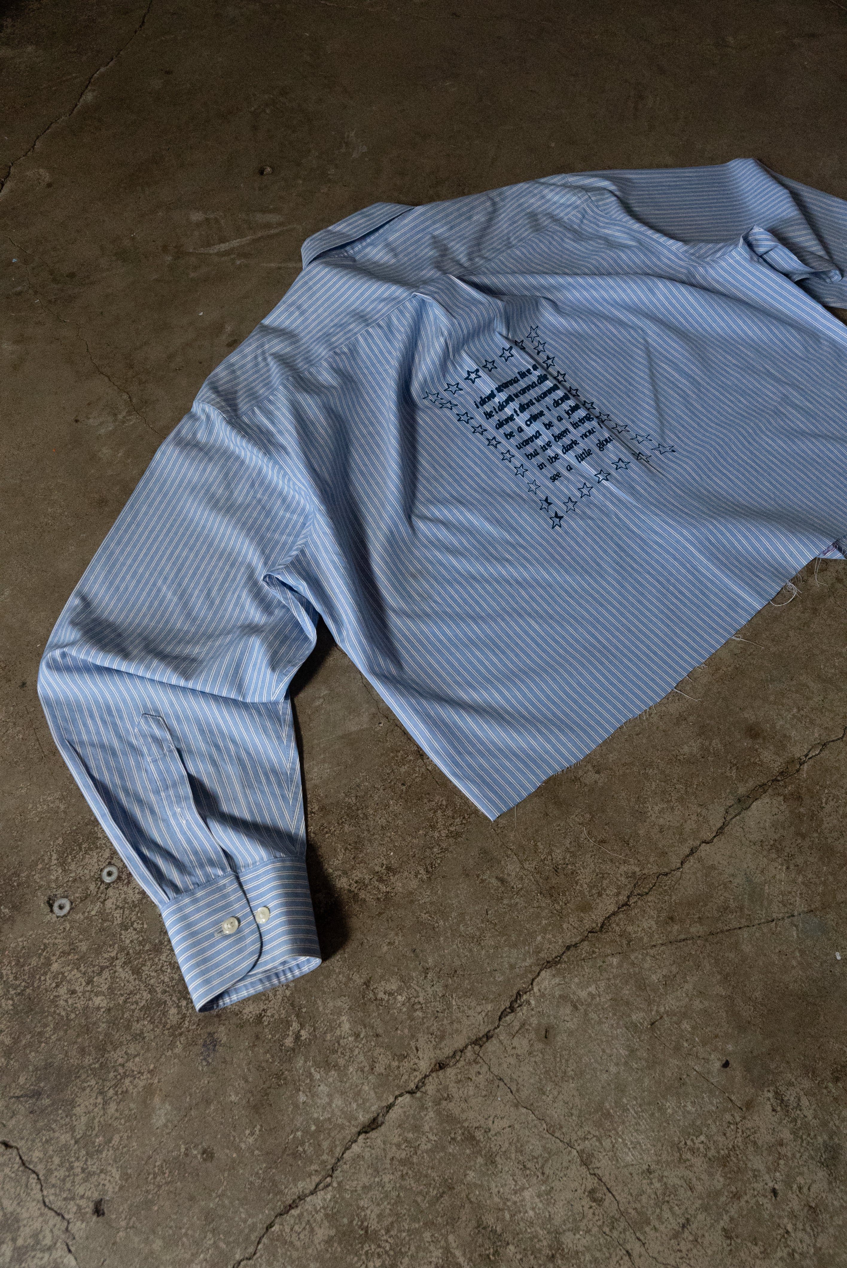 Blue Striped "Julien" Dress Shirt