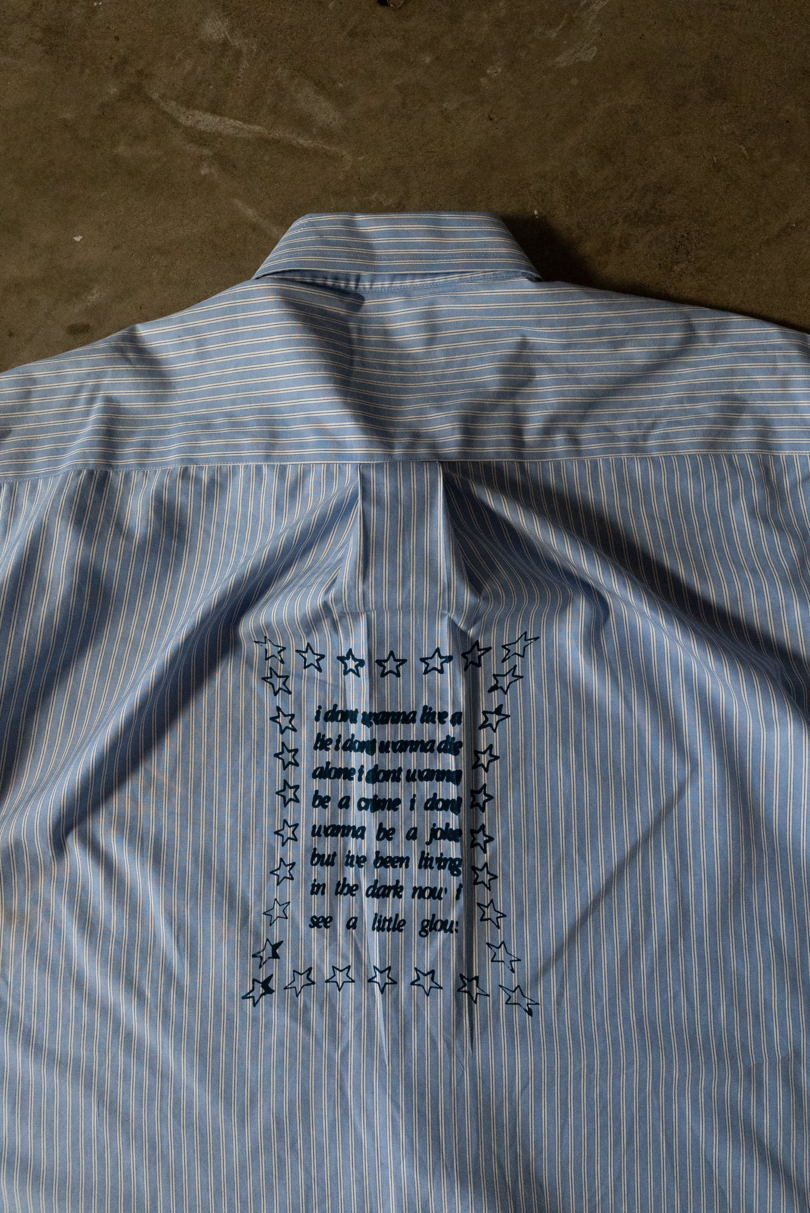 Blue Striped "Julien" Dress Shirt
