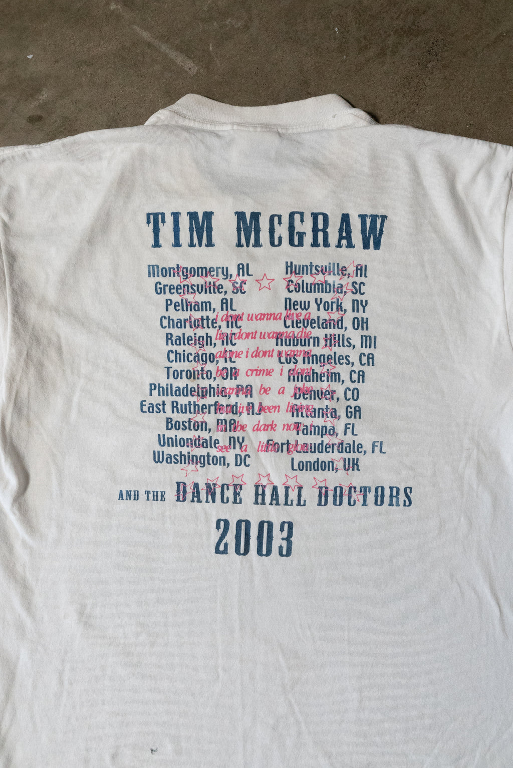 Tim Mcgraw "Julien" Shirt