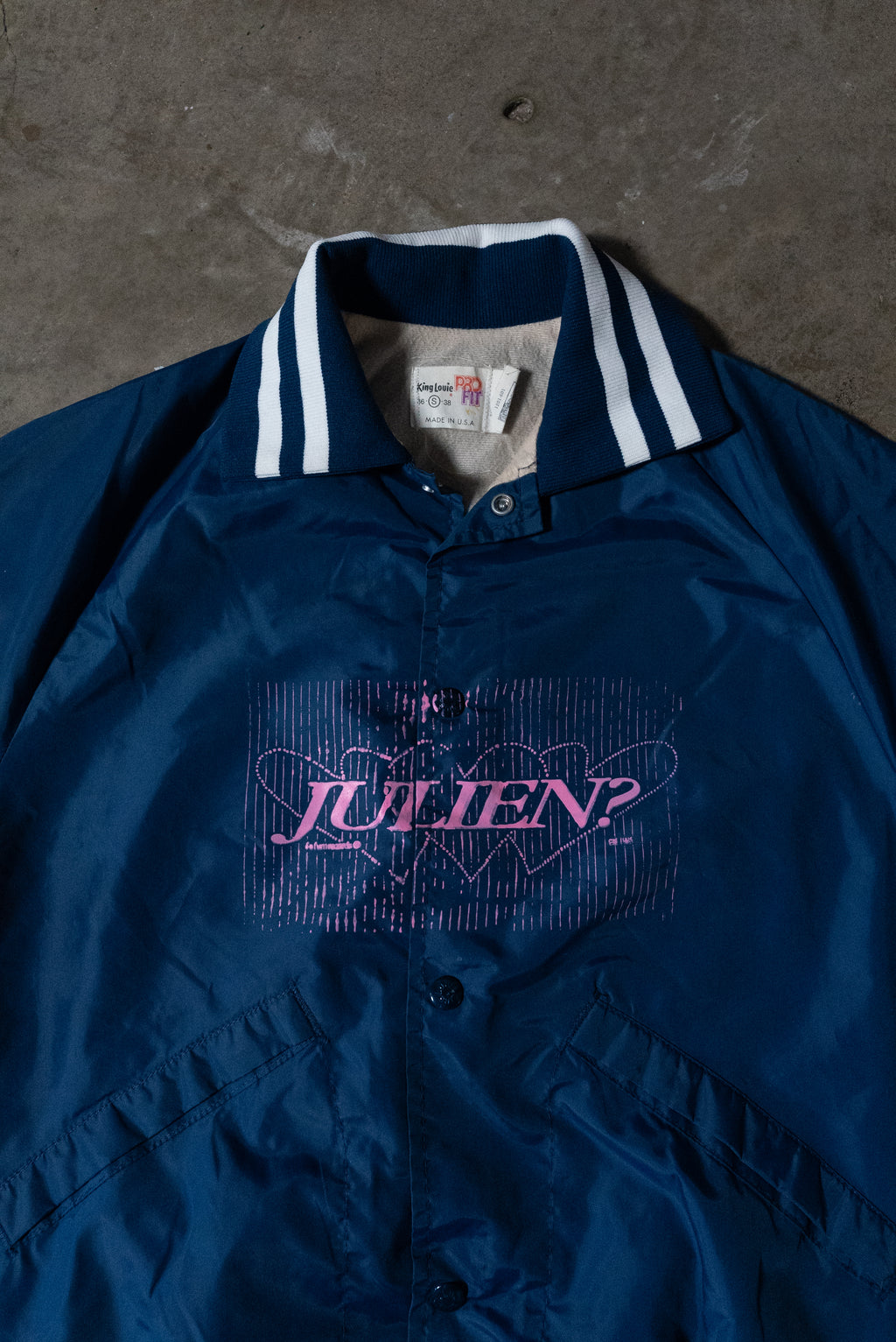 Blue "Julien" Varsity Jacket
