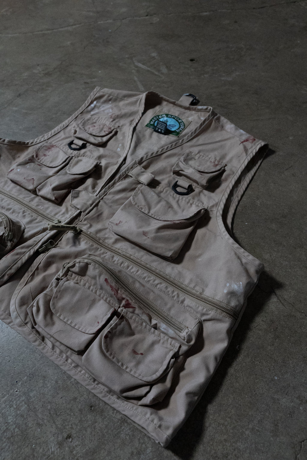 Cargo "Julien" Paint Splatter Vest