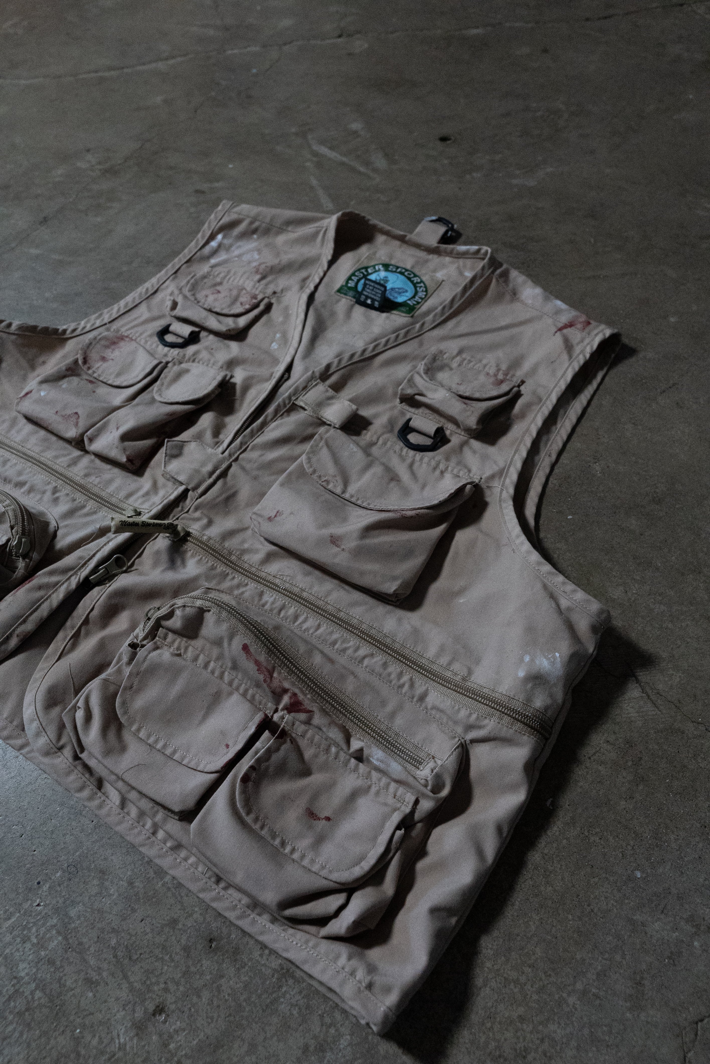 Cargo "Julien" Paint Splatter Vest