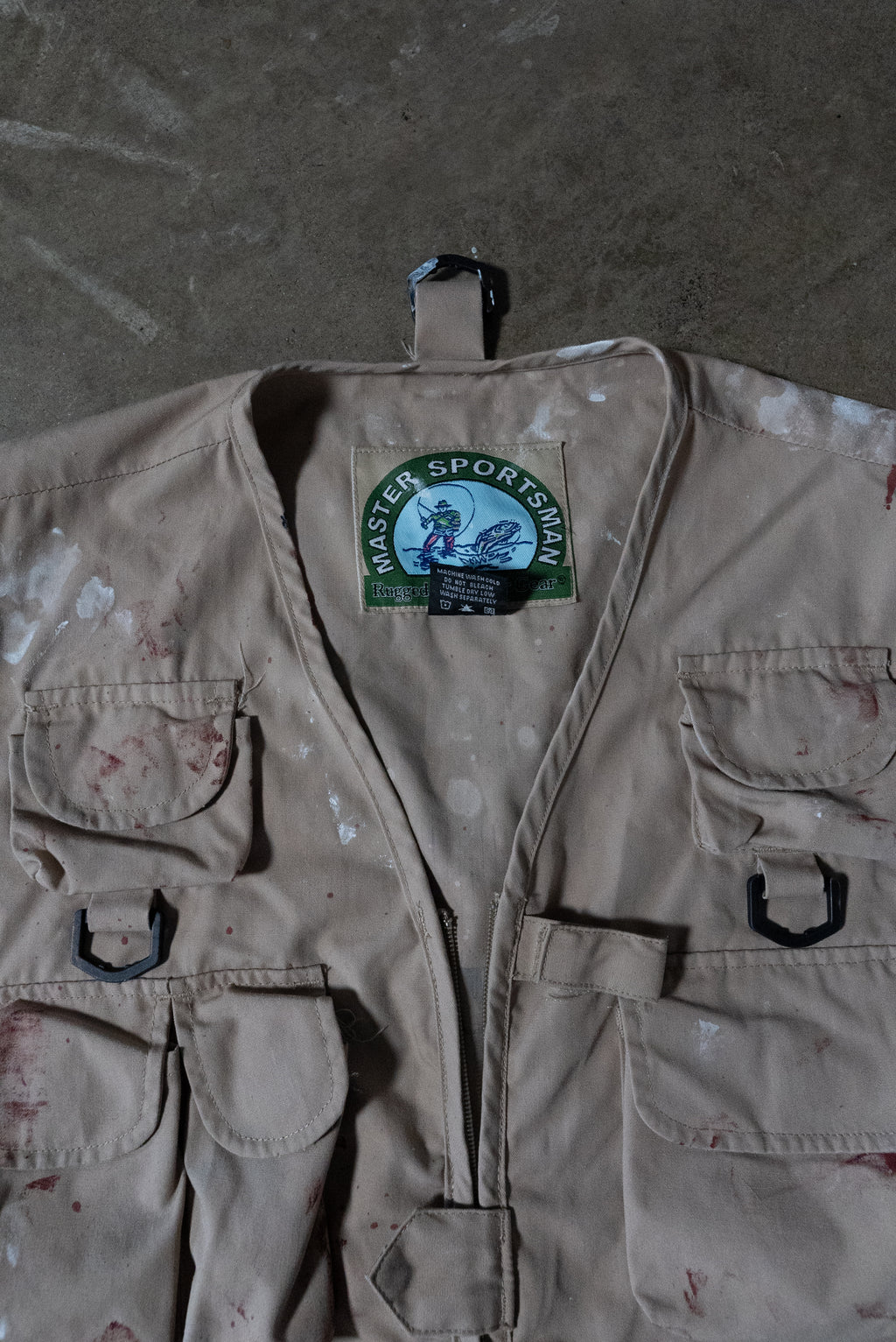 Cargo "Julien" Paint Splatter Vest