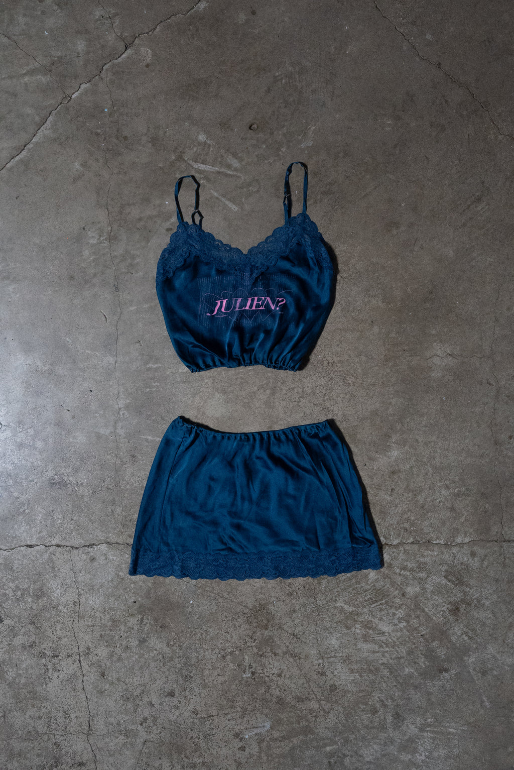 Blue "Julien" Lingerie Set