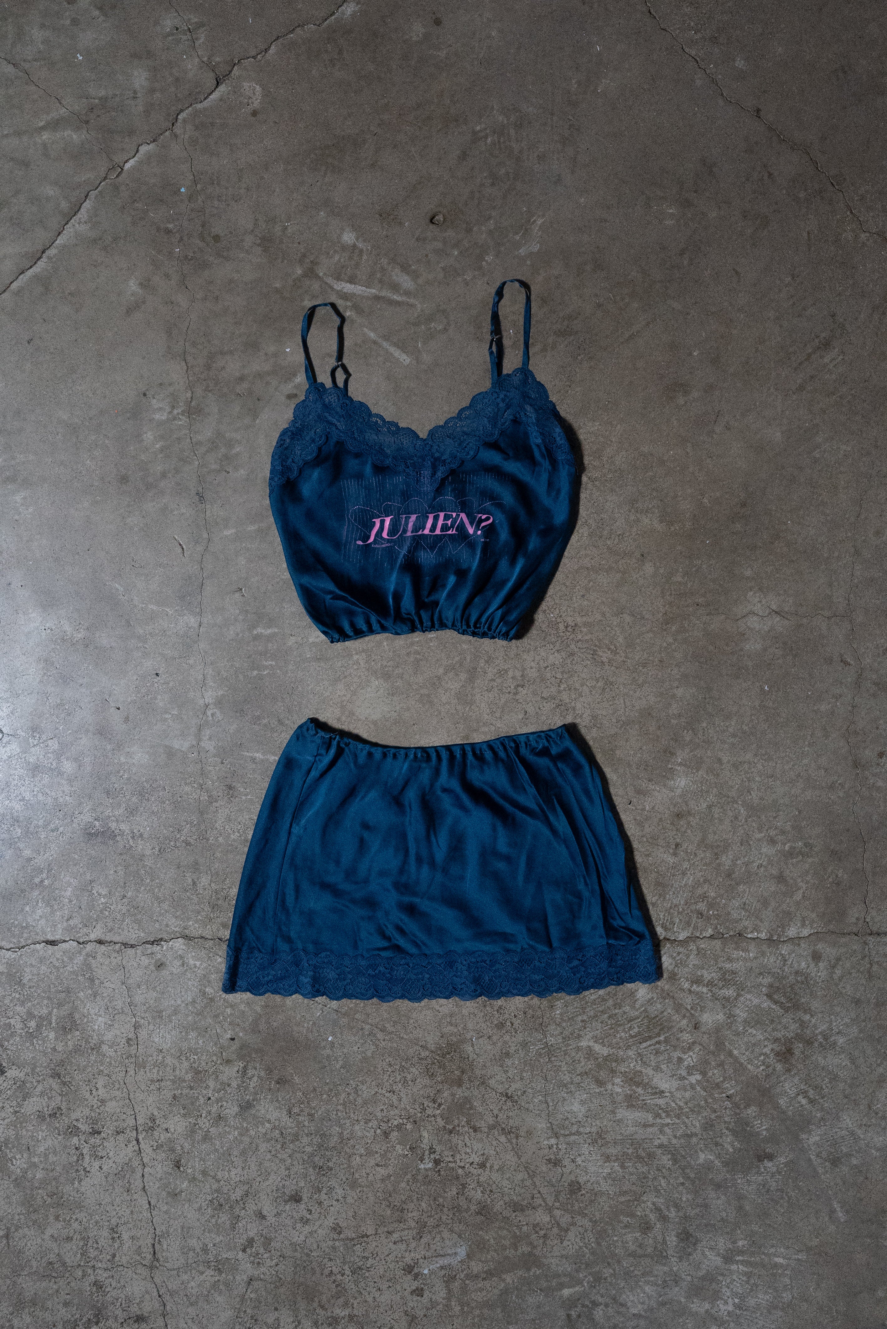 Blue "Julien" Lingerie Set