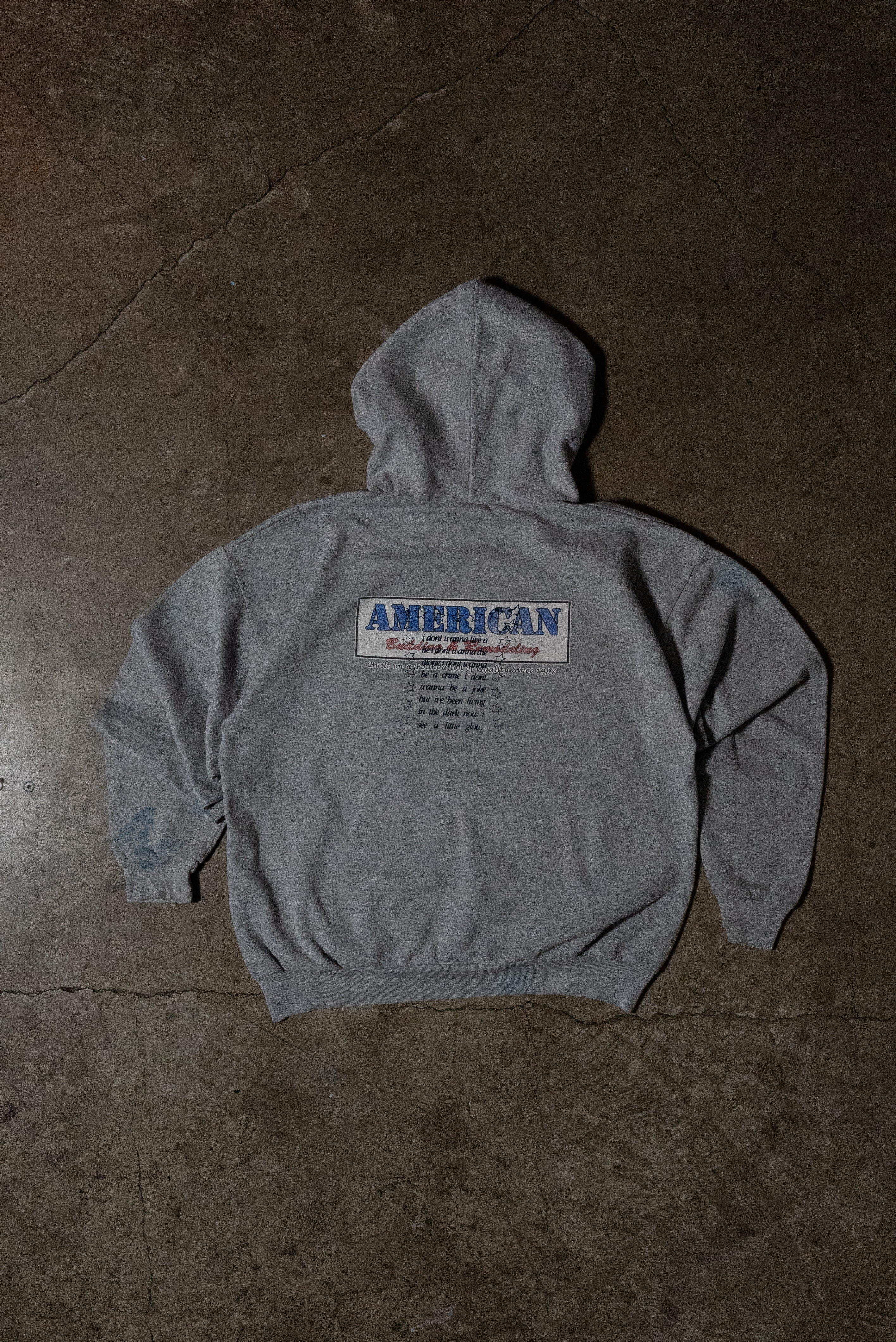 Grey "Julien" Builders Hoodie
