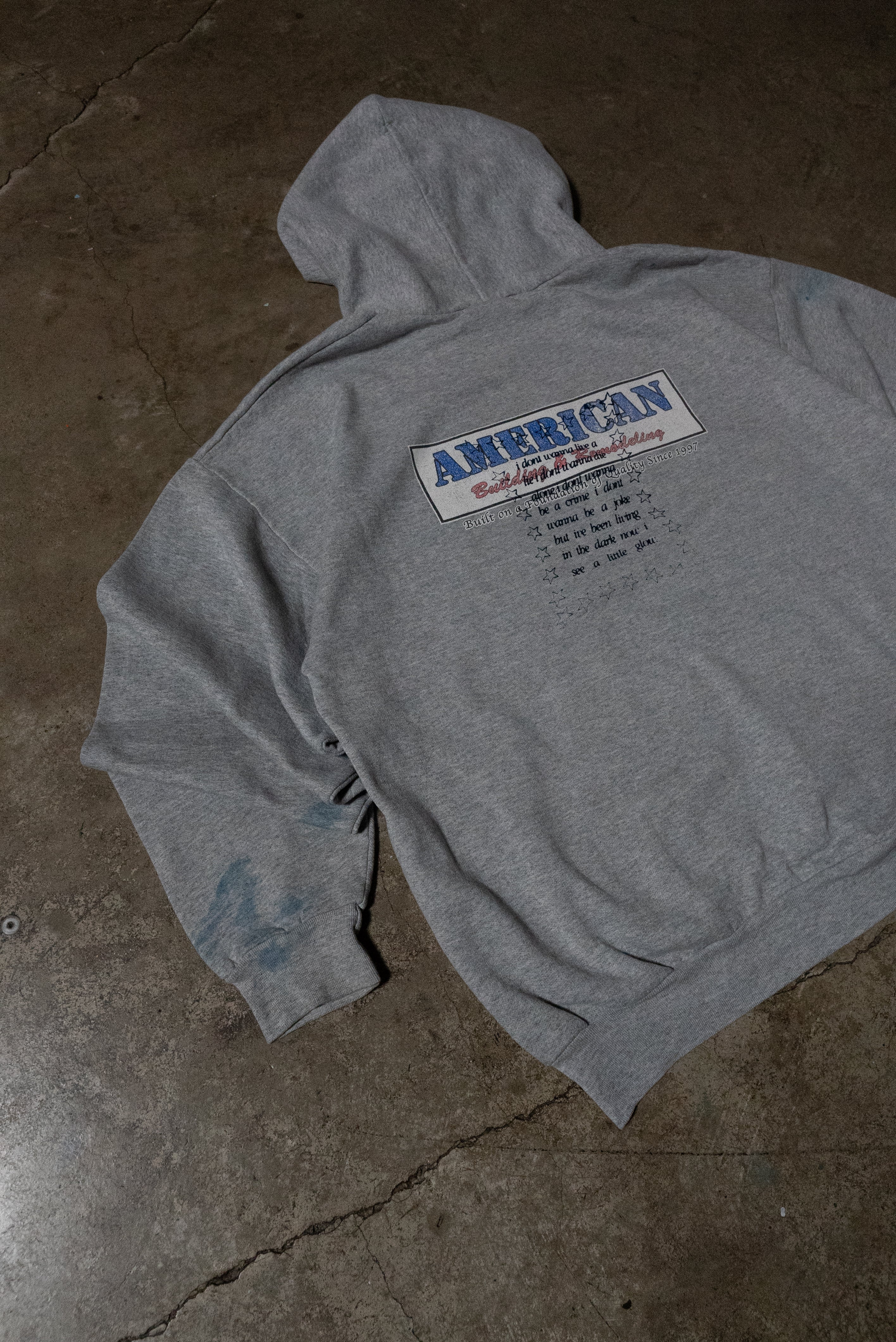 Grey "Julien" Builders Hoodie