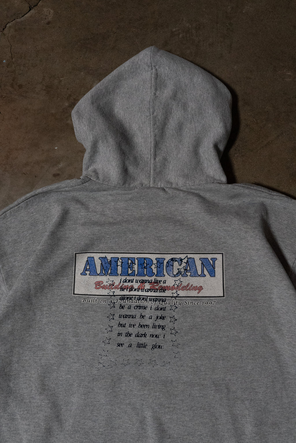 Grey "Julien" Builders Hoodie