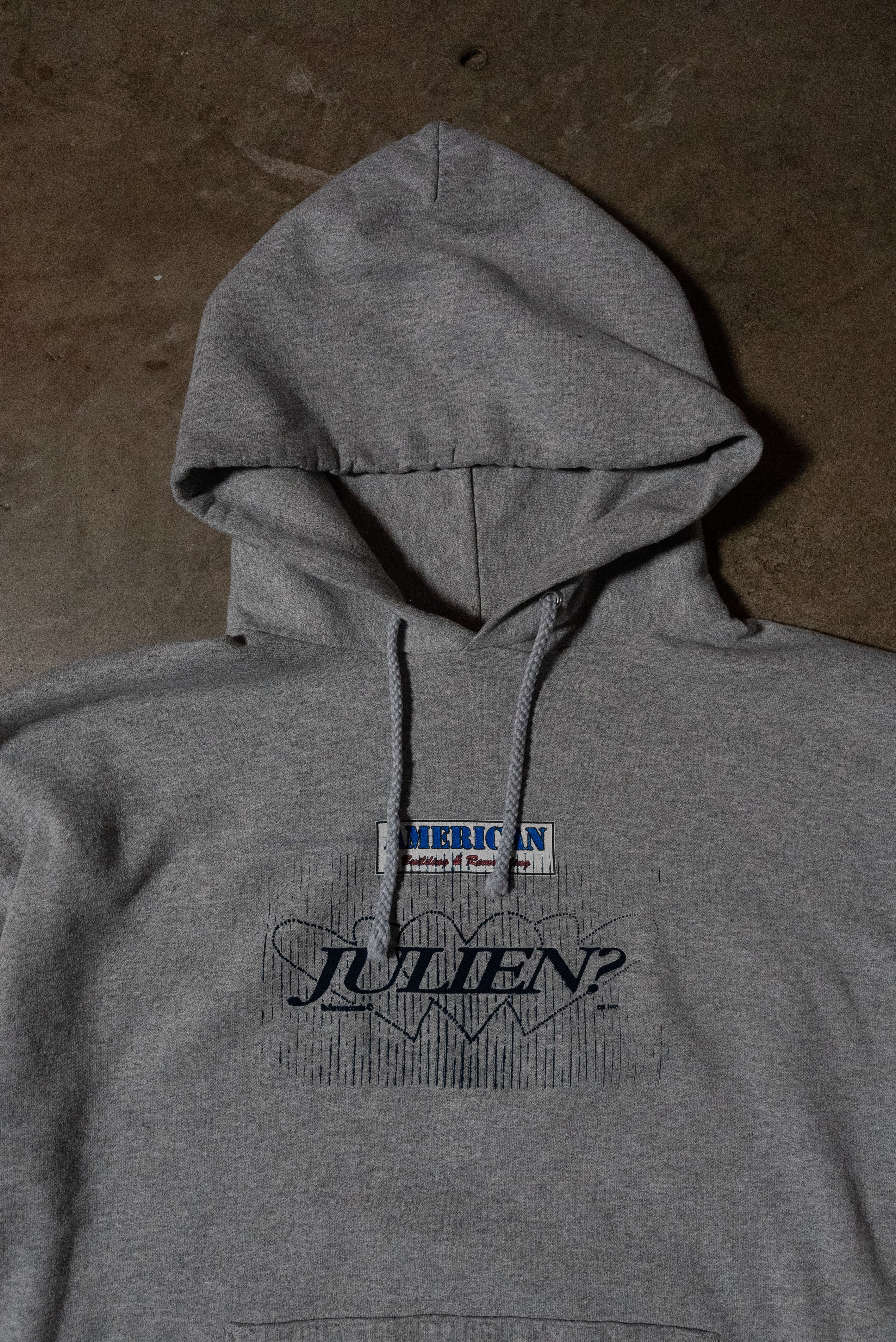 Grey "Julien" Builders Hoodie