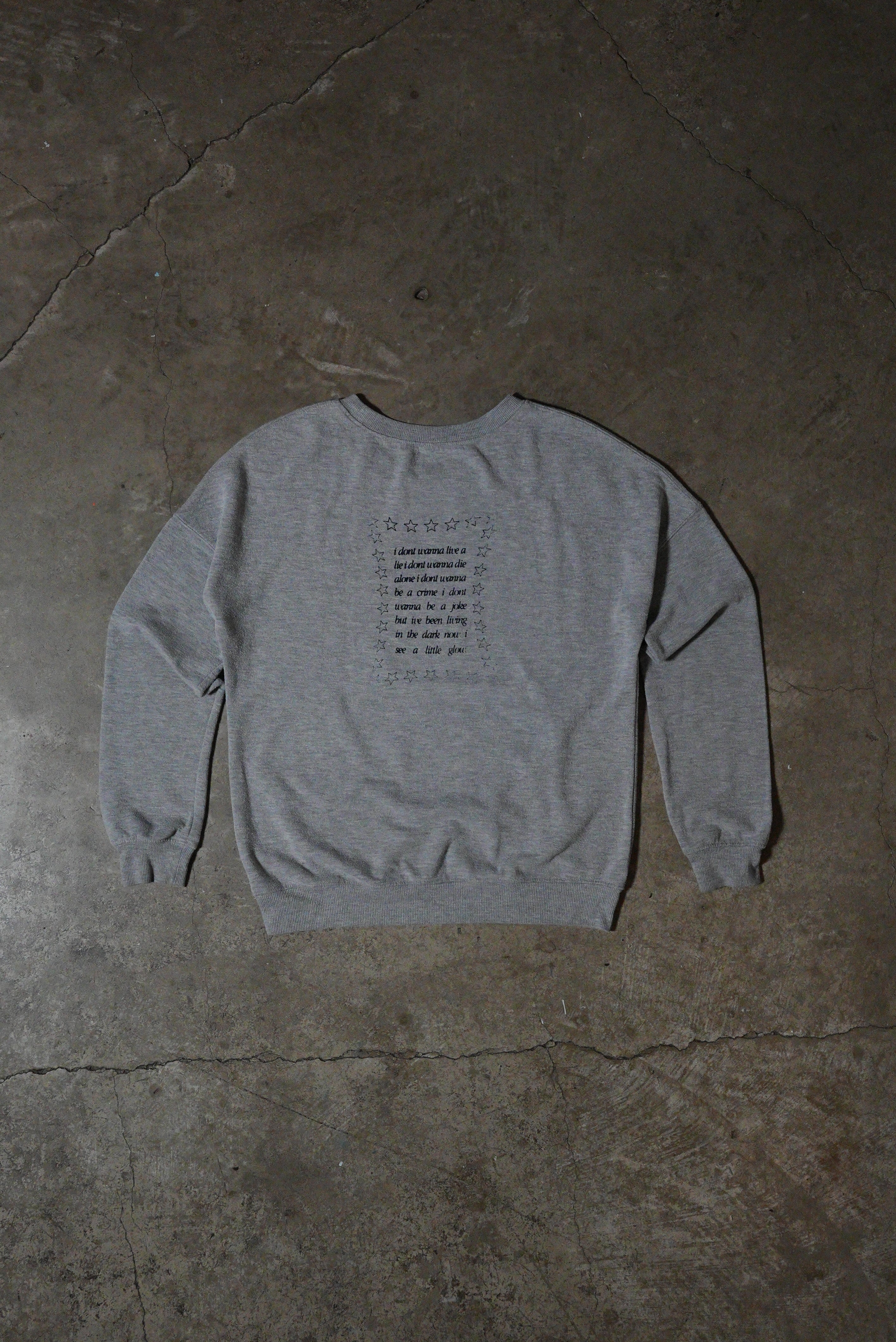 Grey "Julien" Mickey Maus Crewneck