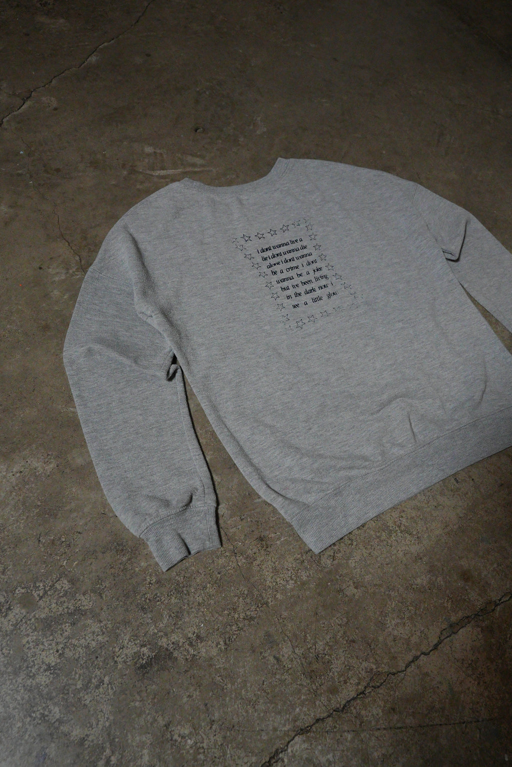 Grey "Julien" Mickey Maus Crewneck