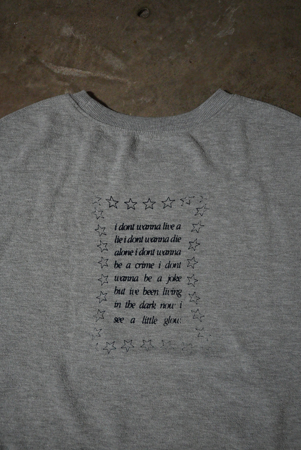 Grey "Julien" Mickey Maus Crewneck