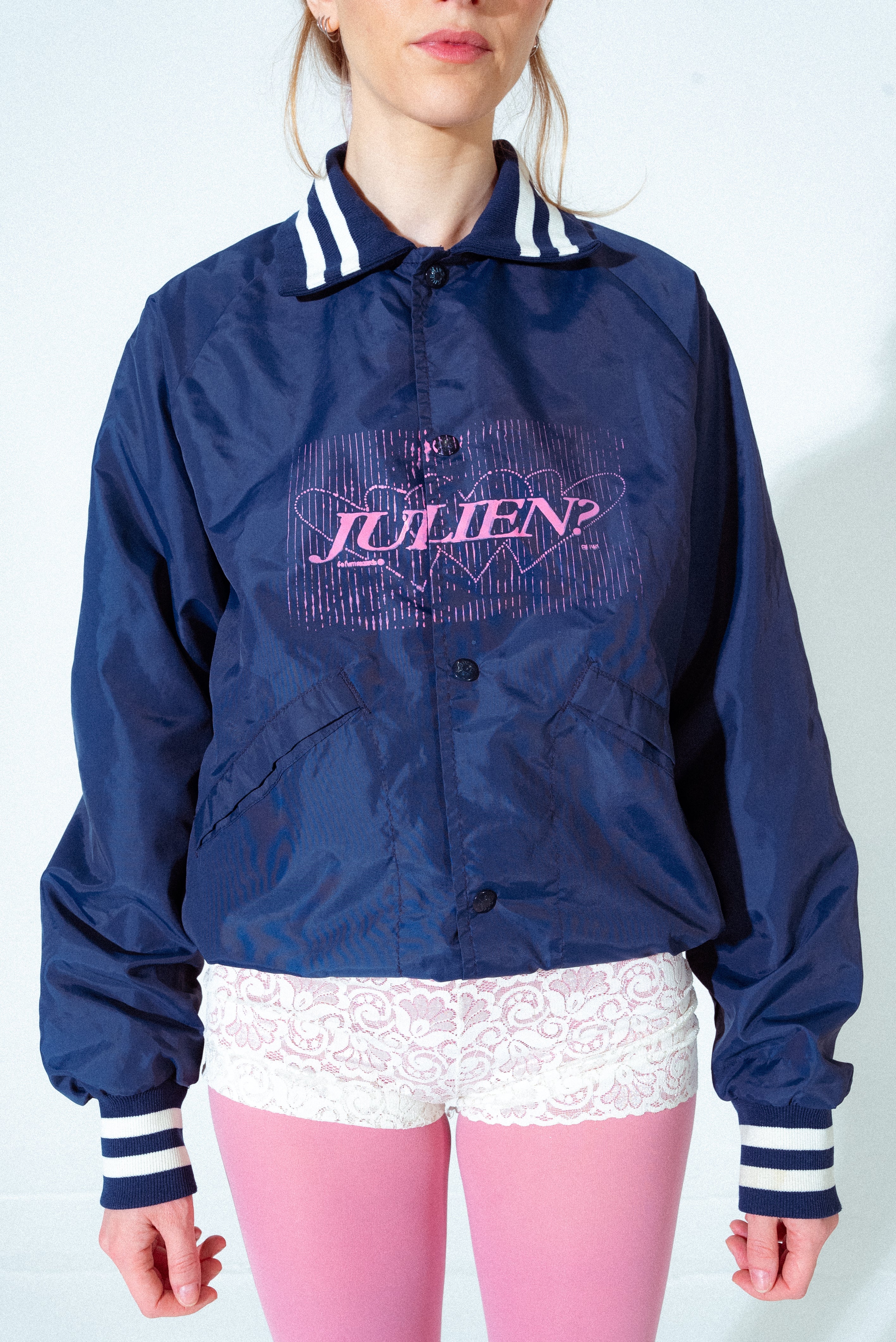 Blue "Julien" Varsity Jacket