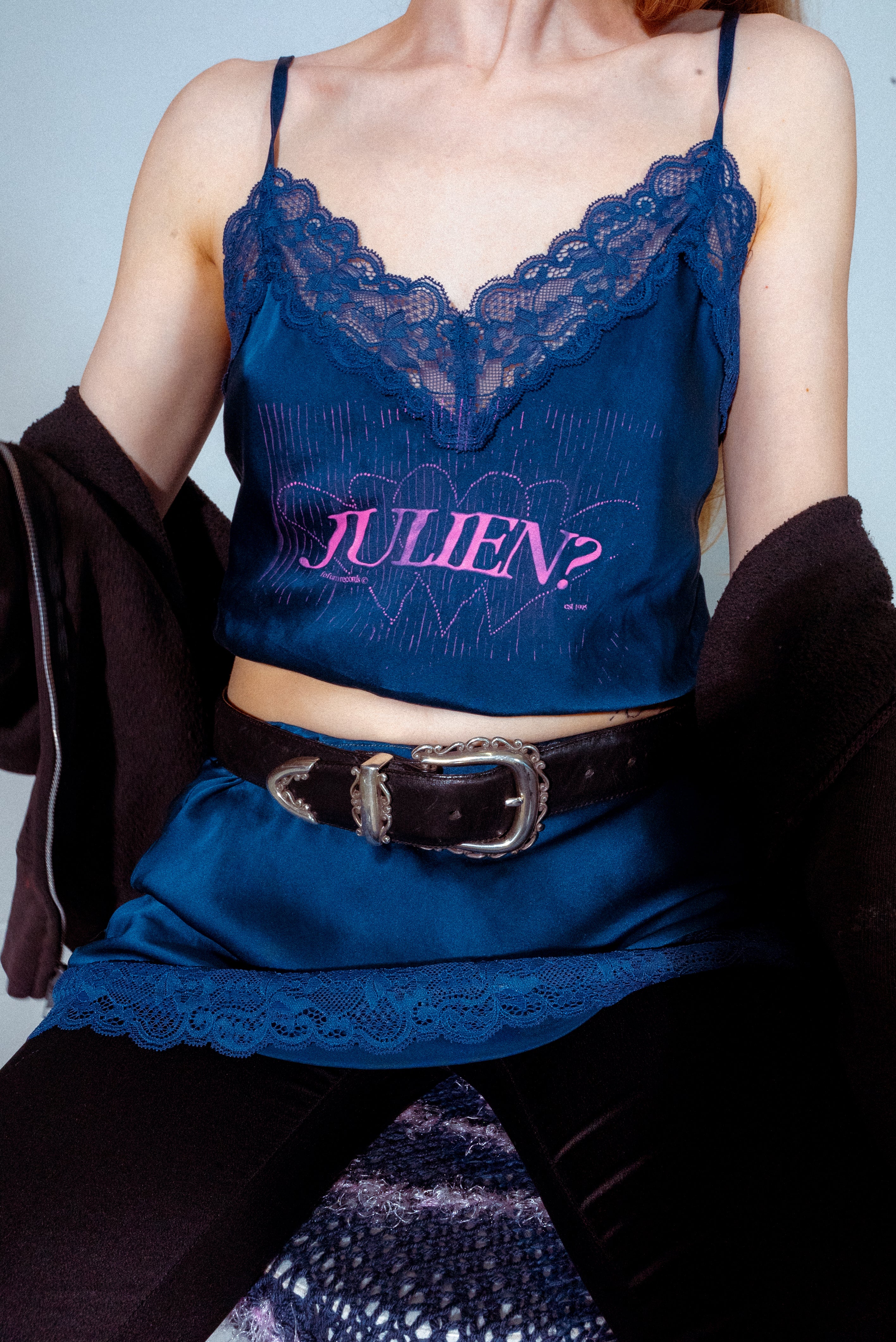 Blue "Julien" Lingerie Set