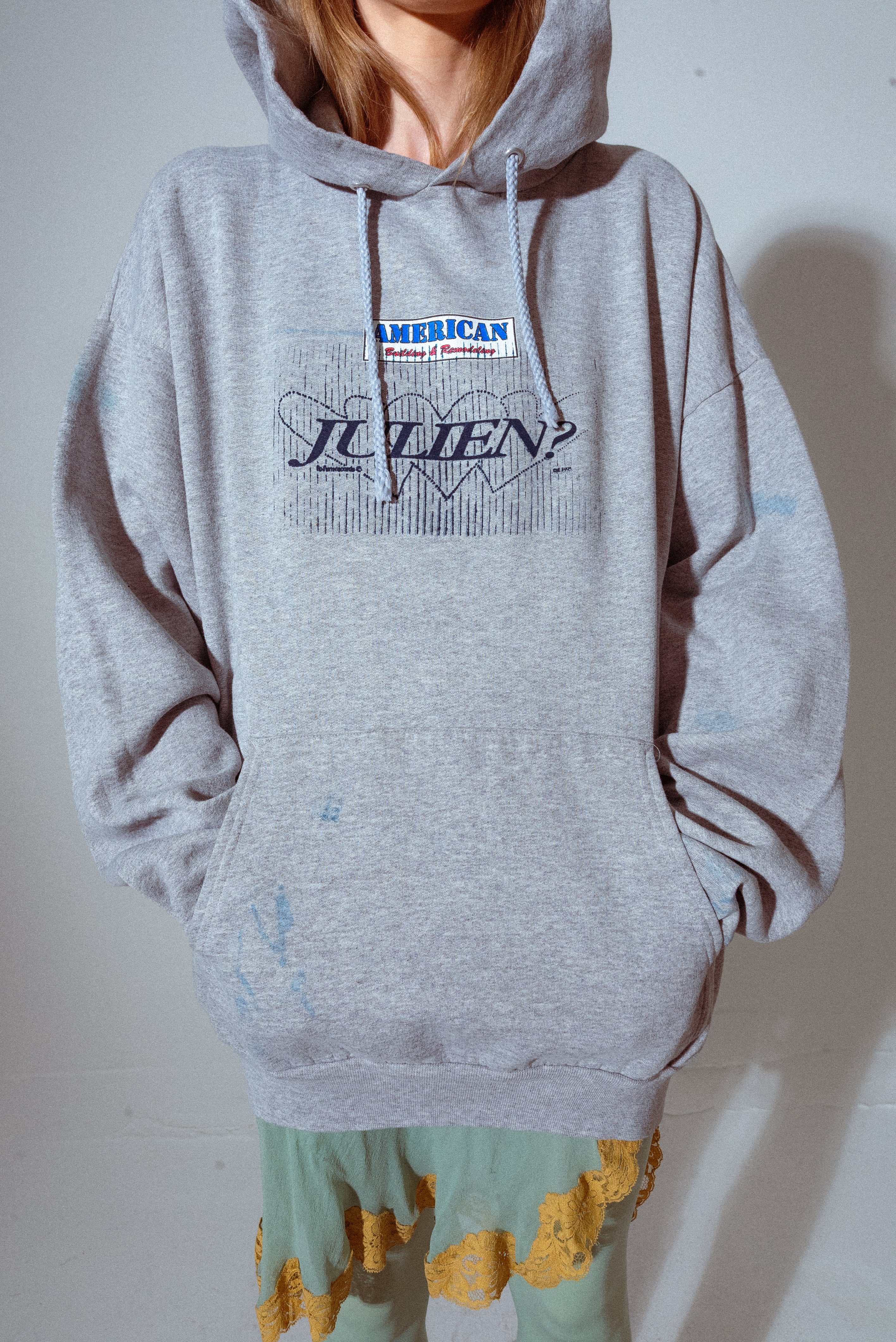 Grey "Julien" Builders Hoodie