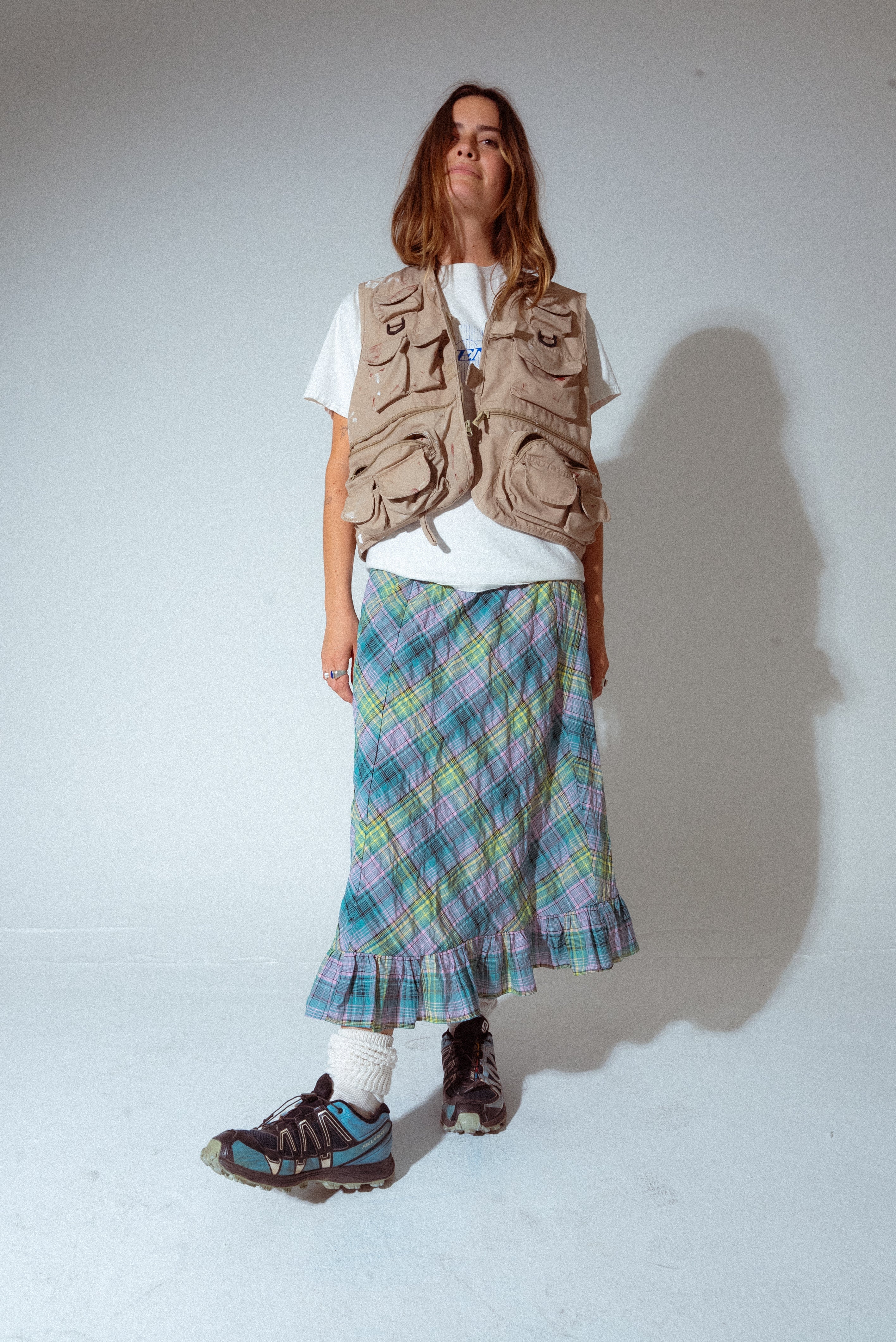 Cargo "Julien" Paint Splatter Vest