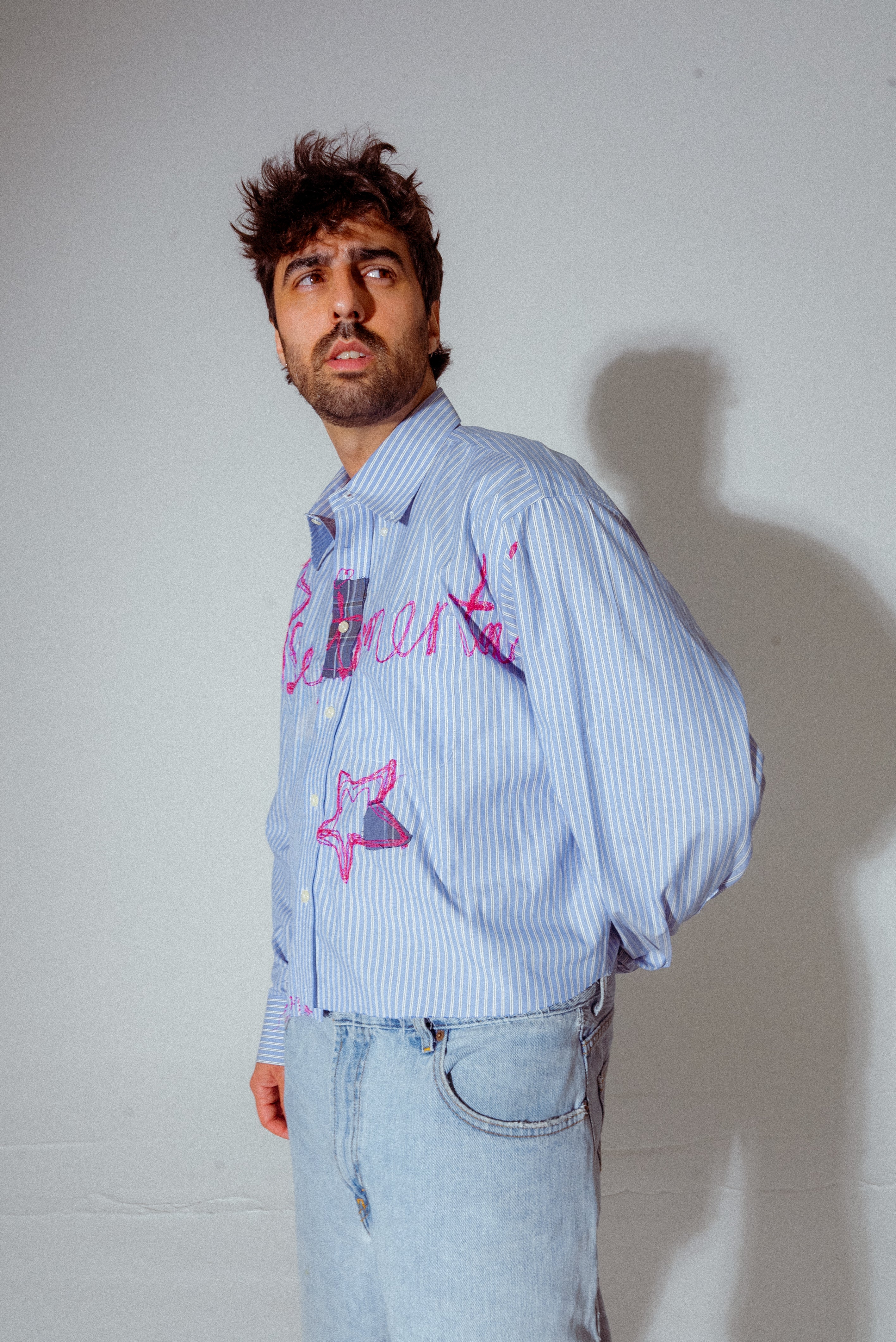 Blue Striped "Julien" Dress Shirt